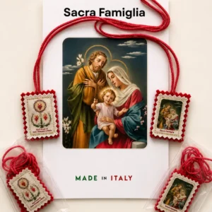 Scapolare Sartoriale - Sacra Famiglia - 5cm Made in Italy